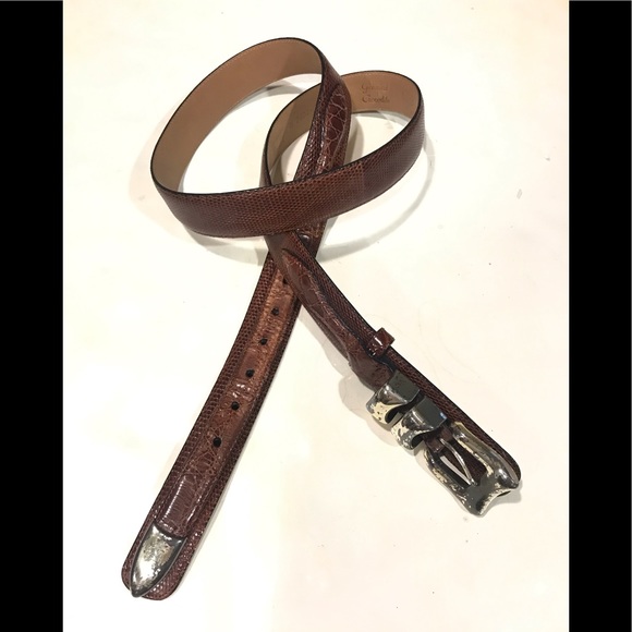 Vintage CALE SPAIN Genuine Lizard / Crocodile Belt